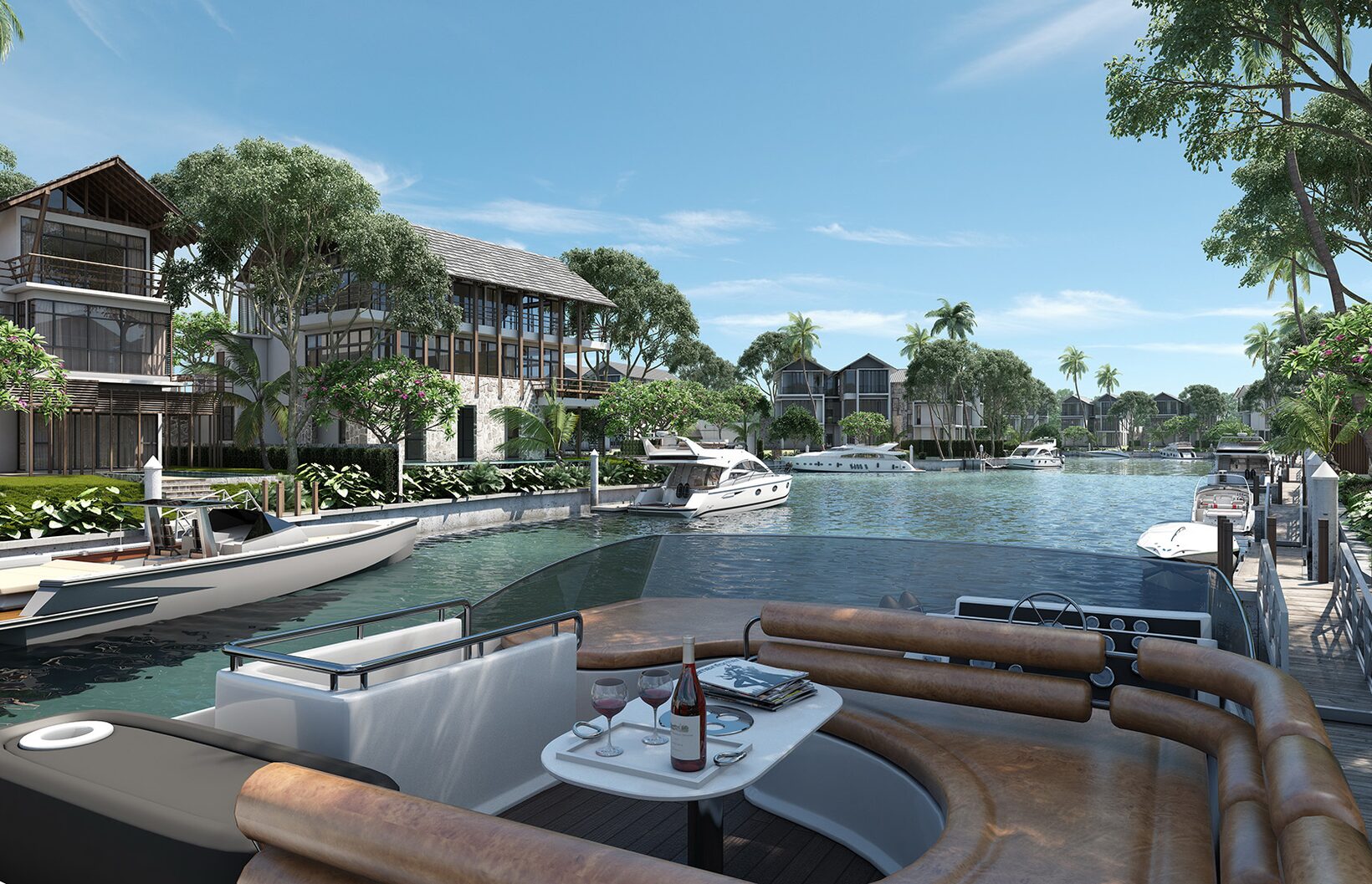 Emerald Bay waterfront residences