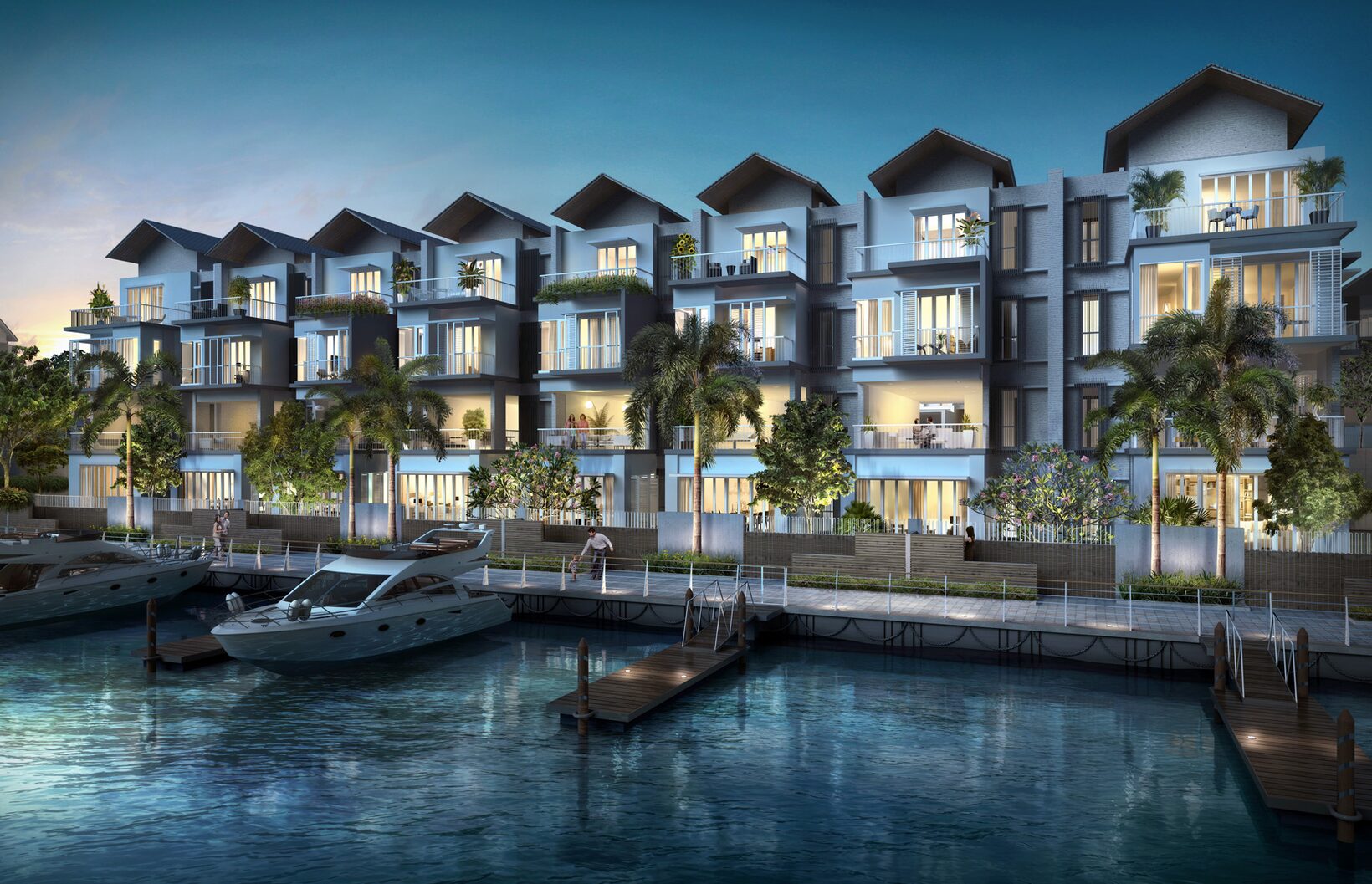 Emerald Bay waterfront residences